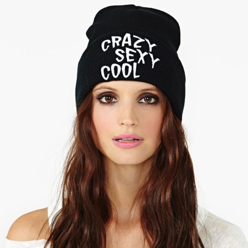 Crazy Sexy Cool Black Beanie